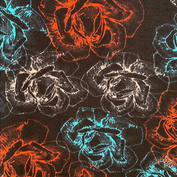 NWT Lularoe Julia Rose Print Dress XS - Picture 2 of 7